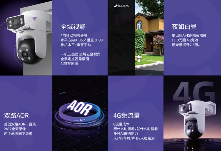 神眸双目枪球AOR电池云台机斩获安博会「金鼎奖」,以研极芯芯片创新监控新格局(图4) 神眸双目枪球AOR电池云台机斩获安博会「金鼎奖」,以研极芯芯片创新监控新格局(图4)