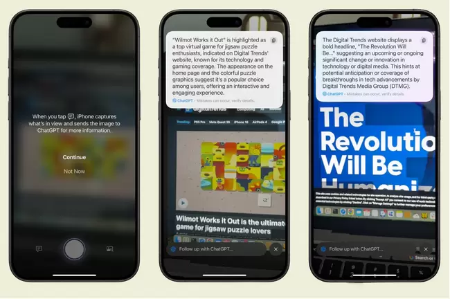 苹果开始推送iOS 18.2：Siri终于整合ChatGPT了(图3)