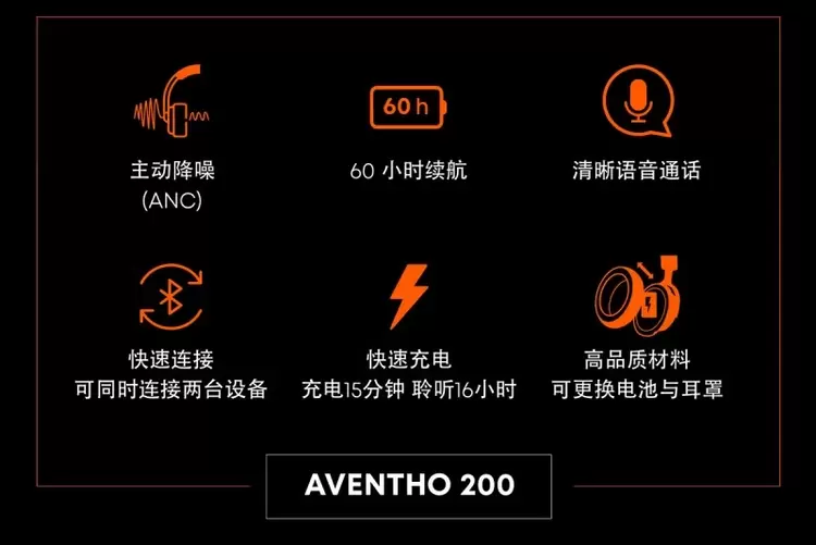 德国拜雅首款可换电池降噪蓝牙头戴耳机:AVENTHO 200正式发售(图3) 德国拜雅首款可换电池降噪蓝牙头戴耳机:AVENTHO 200正式发售(图3)