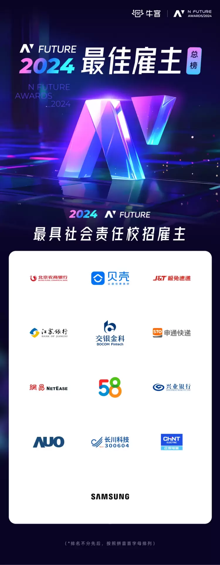 “AI+招聘，正当潮”，2024NFuture最佳雇主总榜单公布！(图3)
