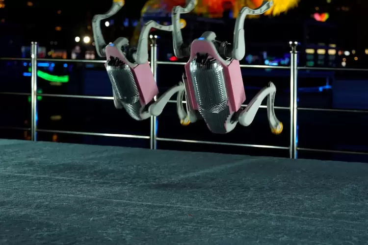 行业首发!智元×火花机器人联合发布机器狗表演方阵(图4) 行业首发!智元×火花机器人联合发布机器狗表演方阵(图4)