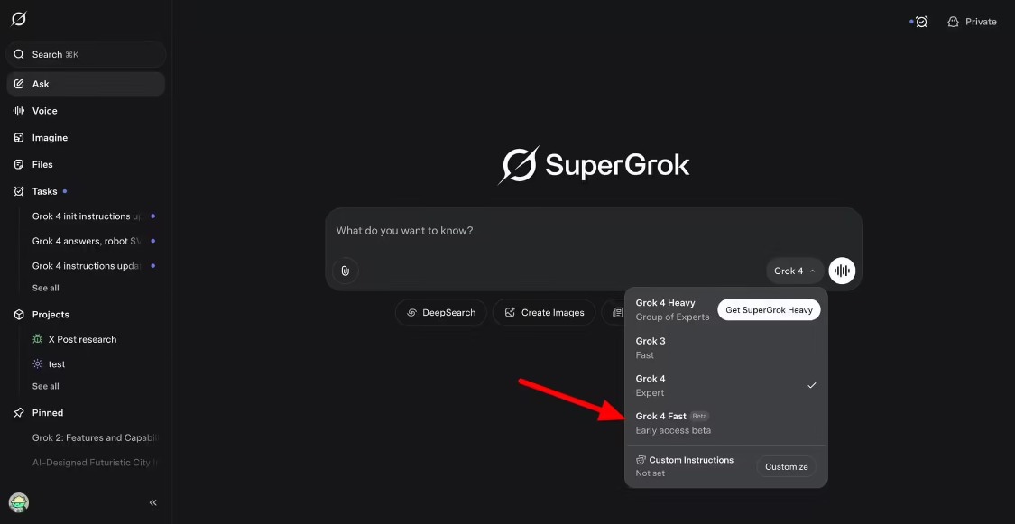b1e125a6j00t2mpq4002wd000v900g5p 马斯克的 xAI 推出 Grok 4 Fast:响应速度最高达标准版 10 倍