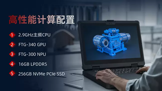 亿道信息飞腾腾锐D3000M加固笔记本引领行业变革，以创新铸就安全数智基石(图3)