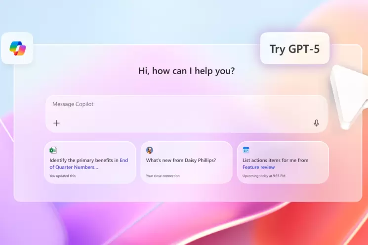 微软全线产品接入GPT-5：Copilot智能模式全面升级(图1)
