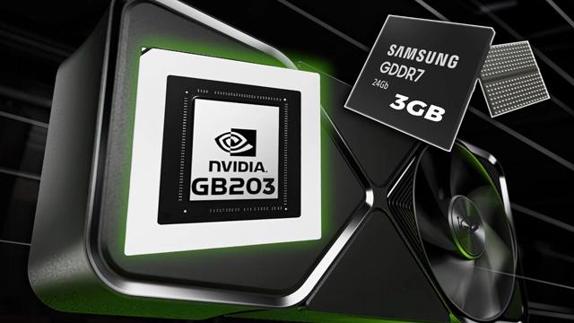 三星正式启动3GB GDDR7 28Gbps内存芯片量产(图1)