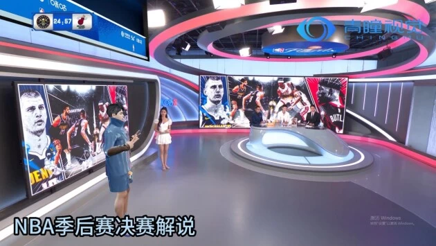 青瞳视觉为咪咕NBA季后赛总决赛虚拟直播提供全流程技术支持(图2)