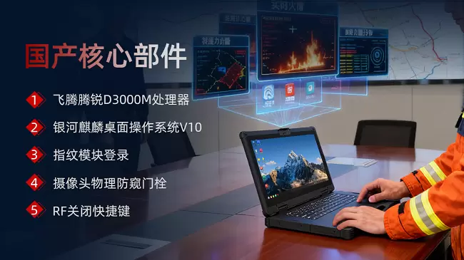亿道信息飞腾腾锐D3000M加固笔记本引领行业变革，以创新铸就安全数智基石(图2)