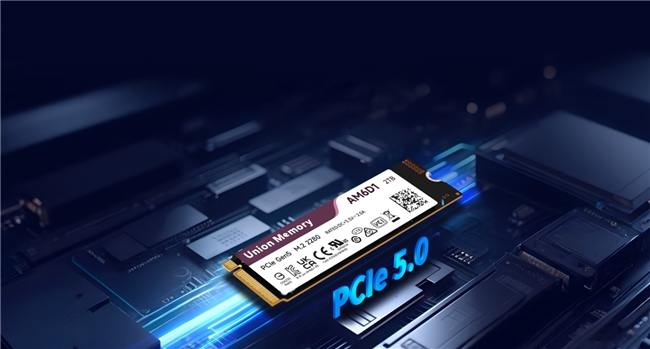 行业首发！忆联消费级PCIe 5.0 SSD AM6D1，以11GB/s强劲性能释放AI应用新势能(图1)