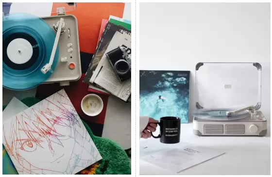 Syitren赛塔林T400 一体式便携黑胶唱机，为年轻人打造的入门级新选择(图1)