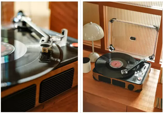 Syitren赛塔林T400 一体式便携黑胶唱机，为年轻人打造的入门级新选择(图2)