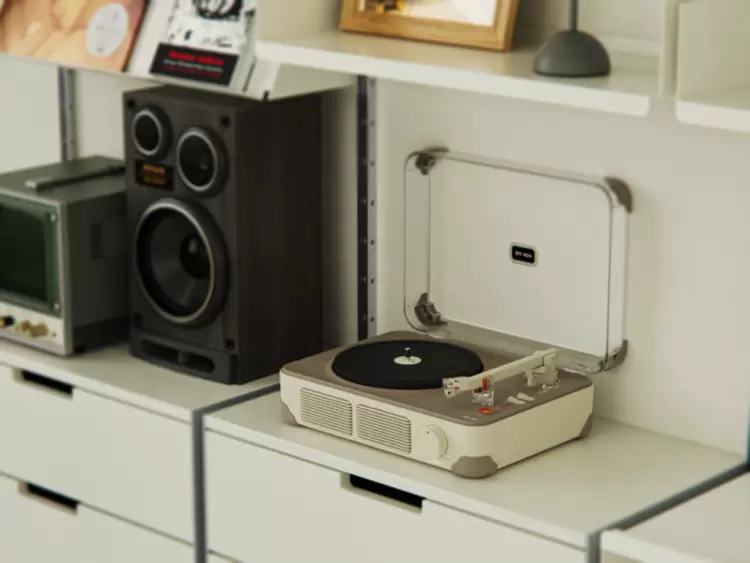 Syitren赛塔林T400 一体式便携黑胶唱机，为年轻人打造的入门级新选择(图3)