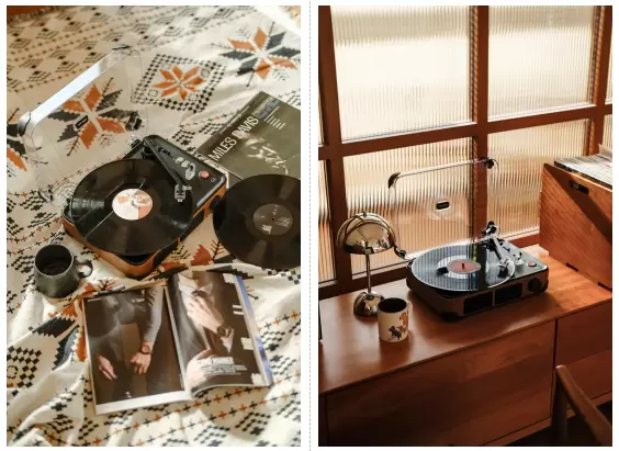 Syitren赛塔林T400 一体式便携黑胶唱机，为年轻人打造的入门级新选择(图6)