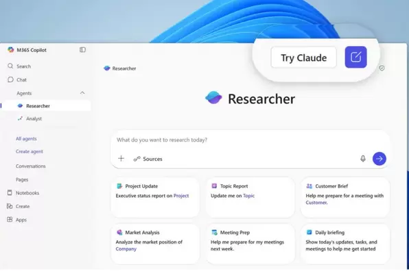 微软携手OpenAI的竞争对手Anthropic，共同提升Microsoft 365应用效能(图2)