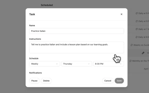 ChatGPT新增处理提醒事项和待办事项的新功能，开始涉足智能体(图2)