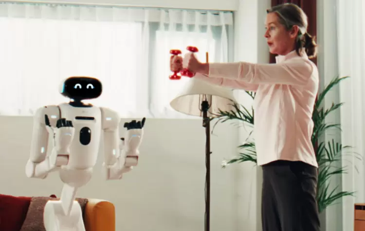 LG公司的CLOiD家用机器人将在CES展会上展示叠衣服和制作早餐(图4)