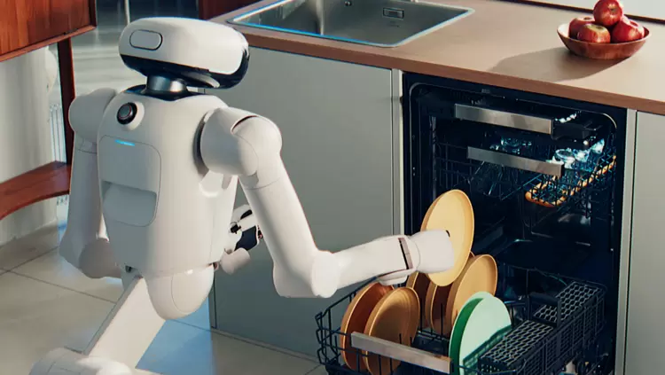 LG公司的CLOiD家用机器人将在CES展会上展示叠衣服和制作早餐(图5)