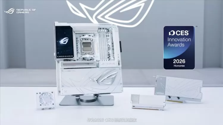 华硕全新AMD 800系列主板亮相CES 2026(图3)