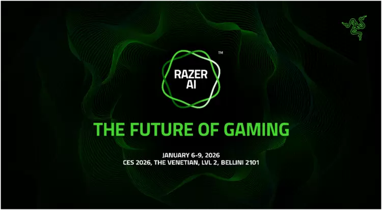 RAZER在CES 2026 重磅发布 AI 游戏生态系统与新一代前沿科技(图1)