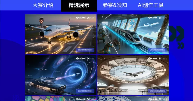 首都机场“AI绘空港”大赛完美收官,卓特视觉以技术赋能创意未来(图2) 首都机场“AI绘空港”大赛完美收官,卓特视觉以技术赋能创意未来(图2)
