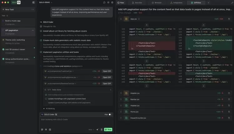 TRAE SOLO正式版全量上线,新增SOLO Coder、多任务并行、上下文压缩等核心功能(图2) TRAE SOLO正式版全量上线,新增SOLO Coder、多任务并行、上下文压缩等核心功能(图2)