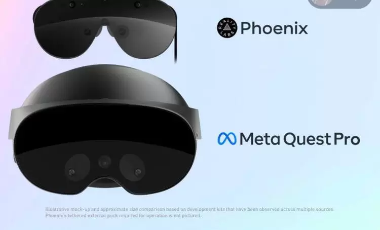 Meta轻量MR头显Phoenix曝光,阿里巴巴/微美全息开启智能眼镜激烈争夺战(图1) Meta轻量MR头显Phoenix曝光,阿里巴巴/微美全息开启智能眼镜激烈争夺战(图1)