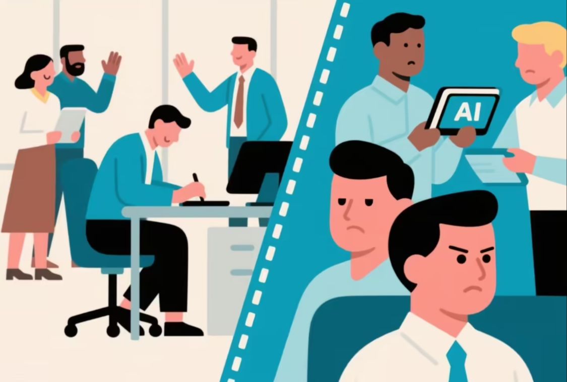 aac62d04j00svzzsx001td000v900l2p 杜克大学研究:若在工作中使用生成式 AI,同事可能会质疑你的能力