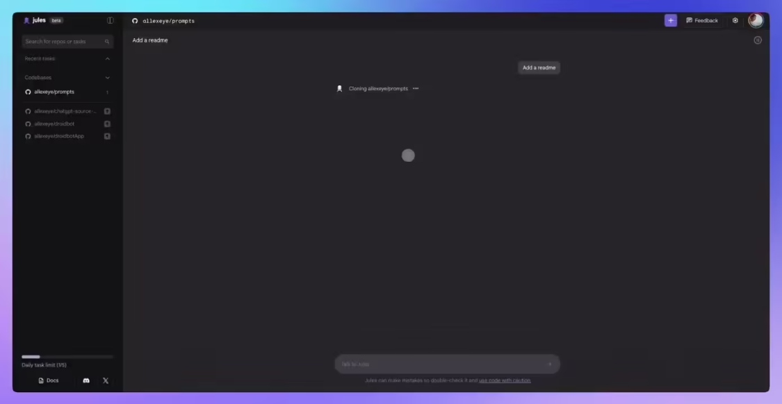 谷歌AI编程智能体 Jules 全球公测，挑战 GitHub Copilot 和 OpenAI 的 Codex