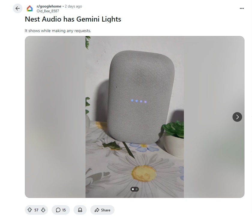 谷歌在 Nest音箱上测试 Gemini AI 助手，部分用户更新后“变砖”