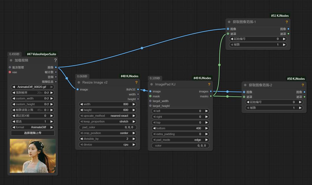 AI生成的视频也能改了，用VACE随意给视频扩图