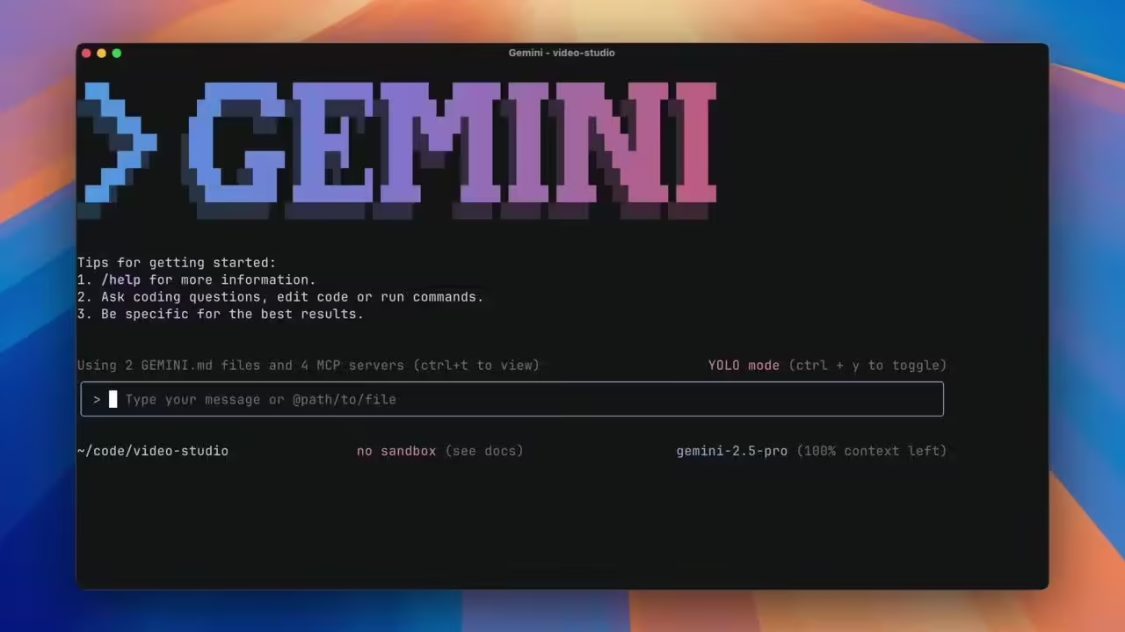 谷歌推出 Gemini CLI（命令行界面），基于 Gemini 2.5 Pro AI 模型