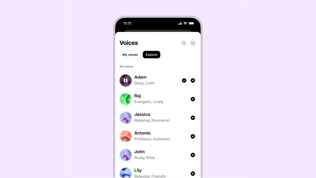 AI 语音公司 ElevenLabs 推出独立移动应用：免费用户享 10 分钟文本转语音额度