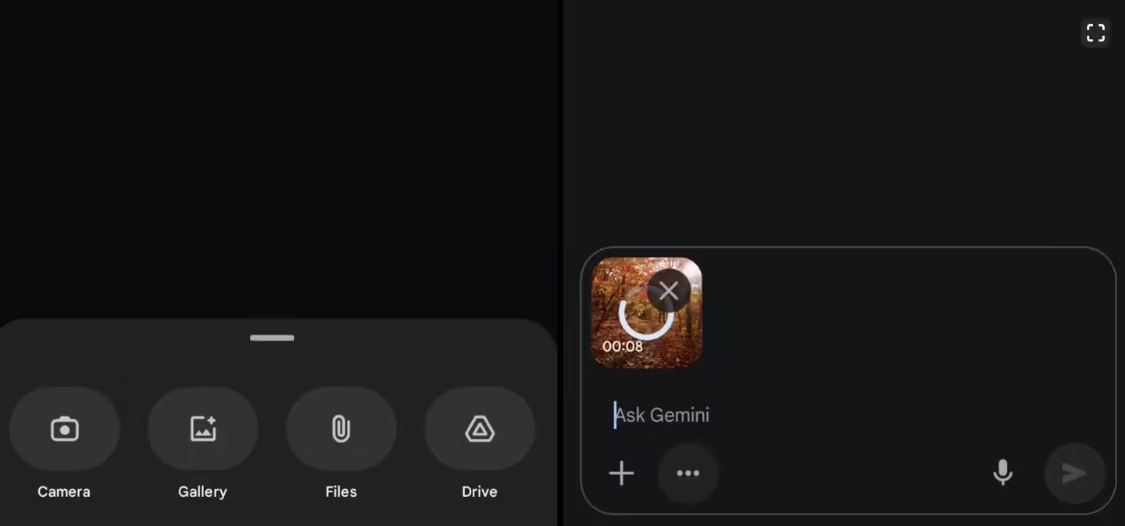 谷歌 Gemini 客户端新增 AI视频上传分析功能，支持 iOS / 安卓平台