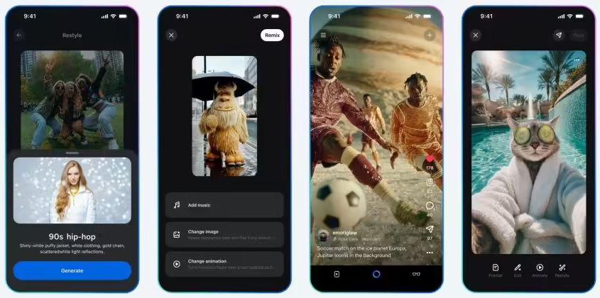 Meta 推出 Vibes 短视频应用，平台所有内容均为 AI 生成