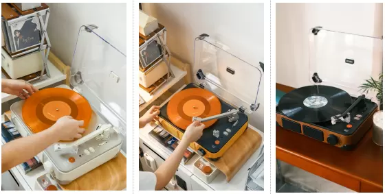 Syitren赛塔林T400 一体式便携黑胶唱机,为年轻人打造的入门级新选择(图4) Syitren赛塔林T400 一体式便携黑胶唱机,为年轻人打造的入门级新选择(图4)