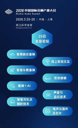 声态+AI ｜2026中国国际音频产业大会（GAS）明年3月举办(图3)
