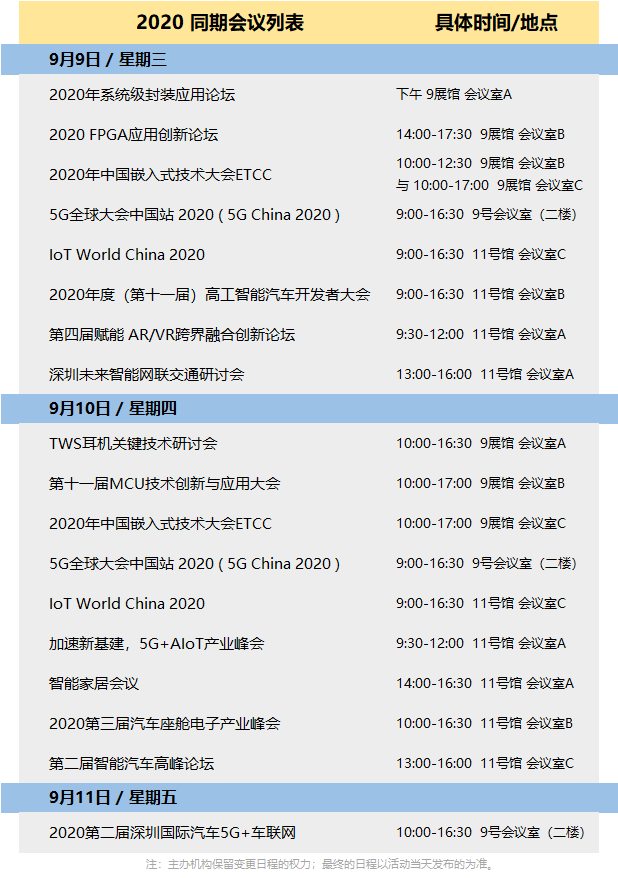 ELEXCON电子展9.9开幕！接驳车就位！攻略拿好！现场见！(图15)