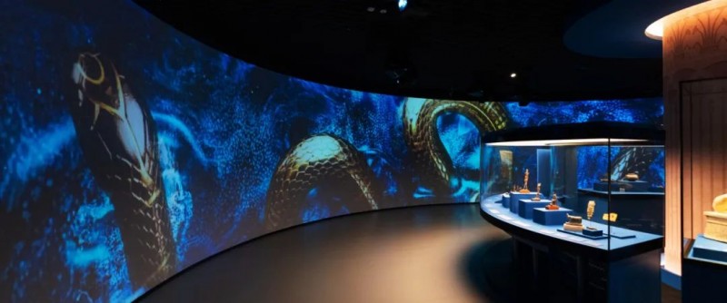 爱普生工程投影机助力上海博物馆“金字塔之巅：古埃及文明大展”刷新文博纪录(图7)