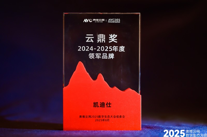 凯迪仕荣登奥维云网“云鼎奖”榜单，斩获 2025 年度领军品牌等多项荣誉(图3)