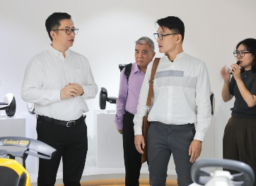 九号公司接待新加坡交通部代表团队 共话电动两轮车智能化与前沿技术(图1)
