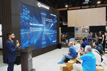 海辰储能AIDC储能解决方案亮相RE+ 2025，以长时储能赋能AI数据中心绿色转型(图1)