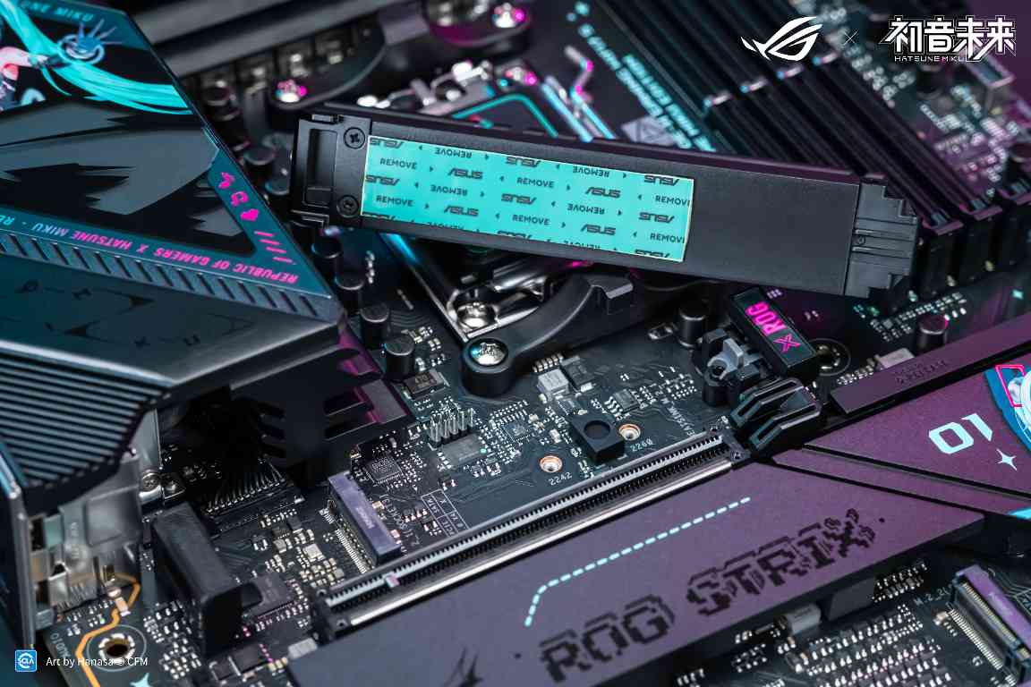 冲破次元壁 华硕X870E RO姬×初音未来版主板火热预约中(图5)