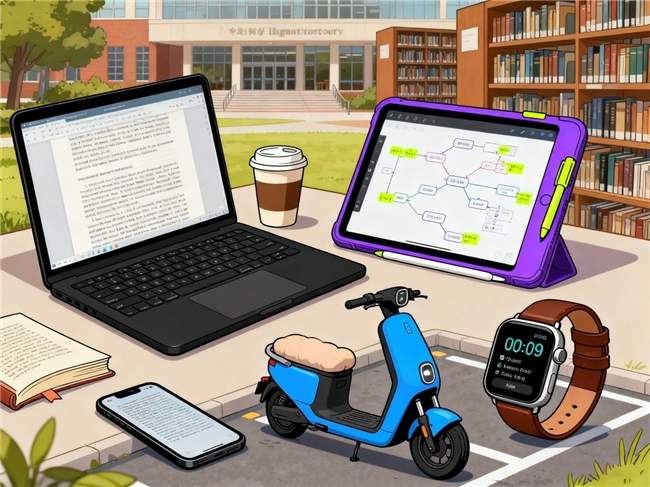 大学生消费“五大件”：笔记本电脑、手机、平板、电动自行车和智能手表(图1)