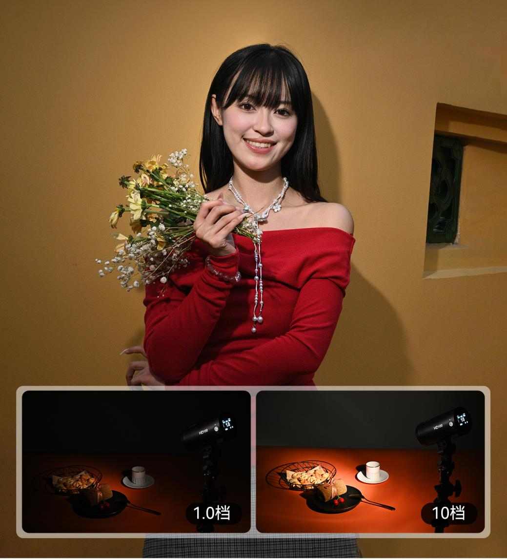 小巧便携，离机闪光！金贝HD100小型外拍闪光灯正式上市(图5)