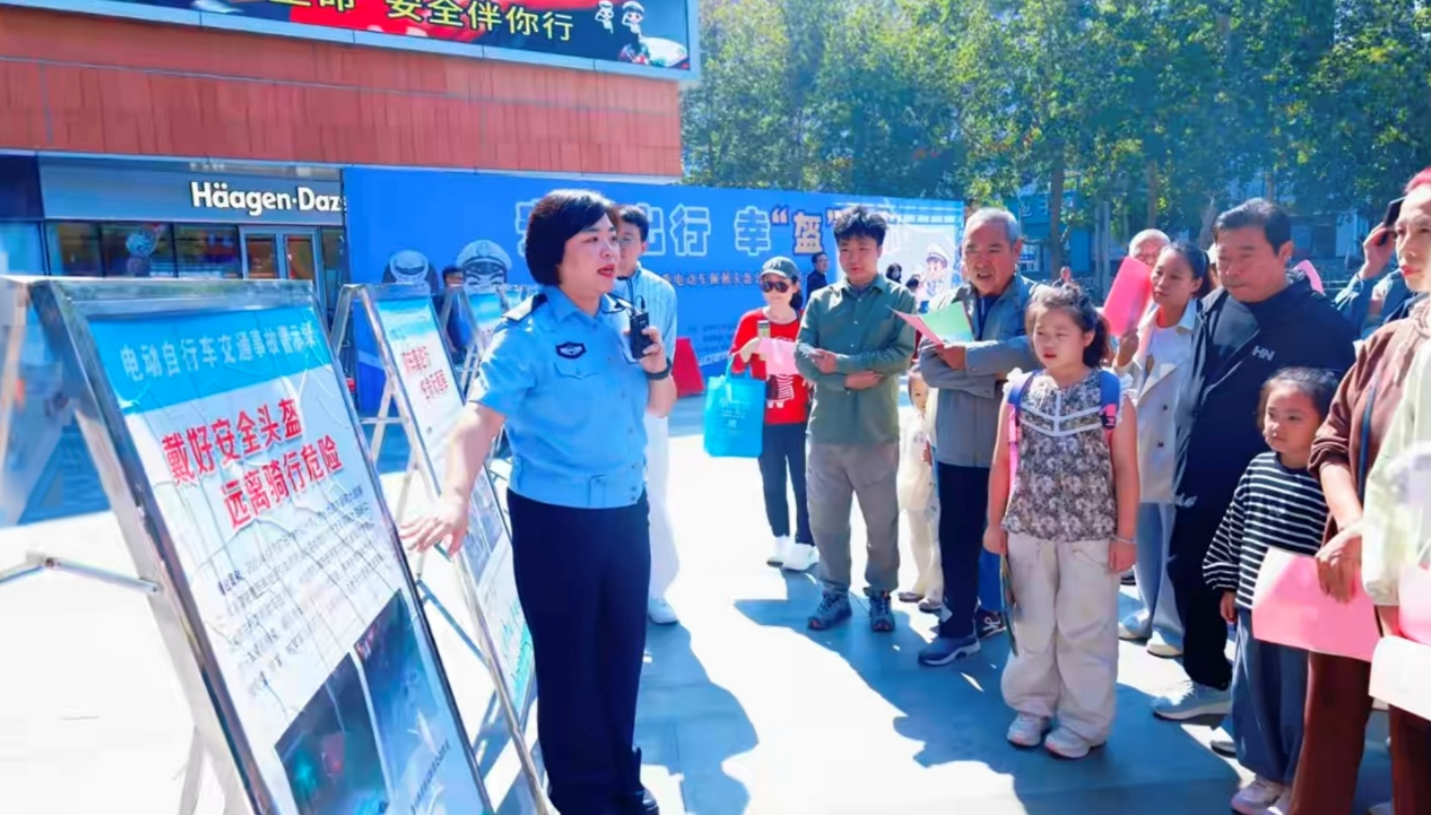 九号“安全出行守护行动”落地淄博 联动淄博交警守护市民出行安全(图2)