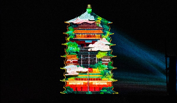 明月逐波、光影耀塔——巴可助力园博园永定塔投影秀(图5)