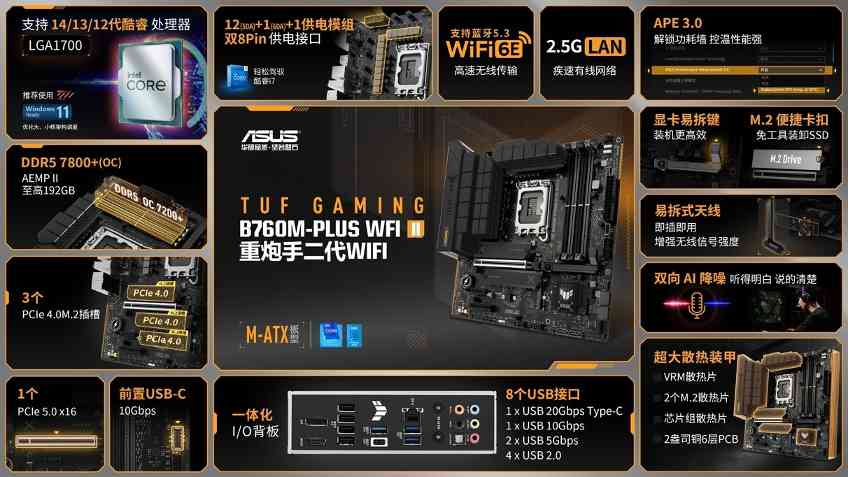 华硕B850重炮手二代WIFI7主板领衔 双12称霸热卖榜(图4)