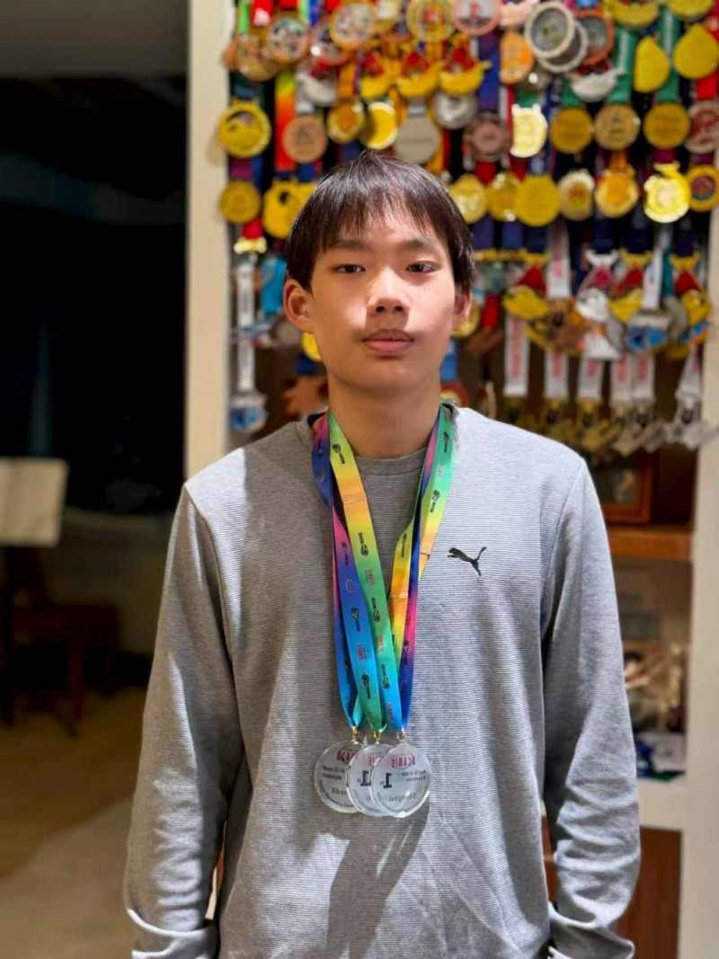 少年风采：阮童恩(Tony Ruan) ACAMIS 2025勇夺两金一银(图3)