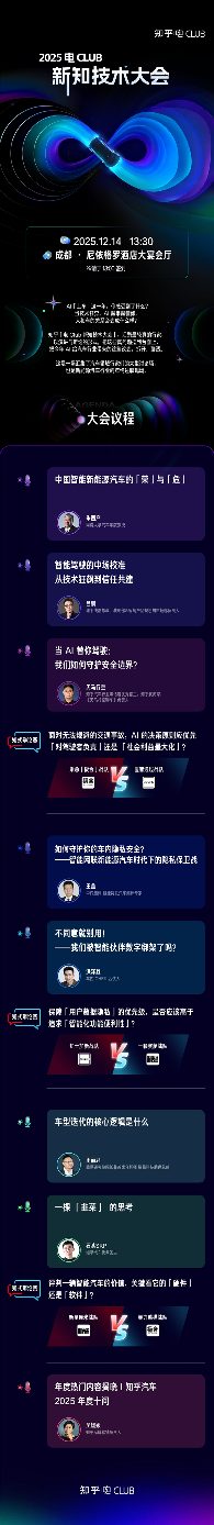聚焦新能源技术前沿，知乎2025电Club新知技术大会将于12月14日开启(图2)