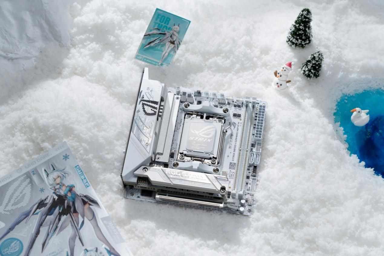 华硕ROG B850迷你吹雪主板双12开售 纯白小钢炮(图4)