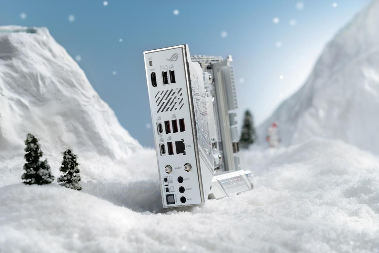 华硕ROG B850迷你吹雪主板双12开售 纯白小钢炮(图5)